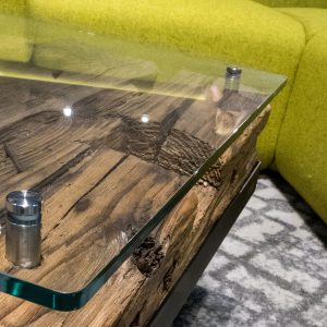 Ława drewniana do salonu Aleppo | 110cm x 60cm - obrazek 4