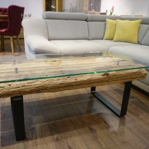 Ława drewniana do salonu Asmara | 80cm x 60cm - obrazek 8