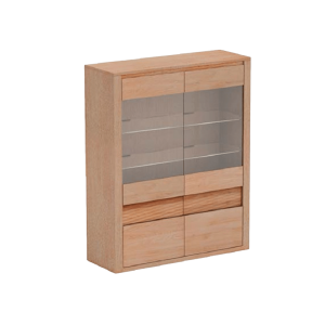 Kredens drewniany do salonu Malaren | 124cm x 154cm - obrazek 1