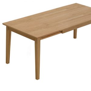 Stół drewniany do jadalni rozkładany SLIM | 140x90 cm + 2x50 cm - obrazek 8